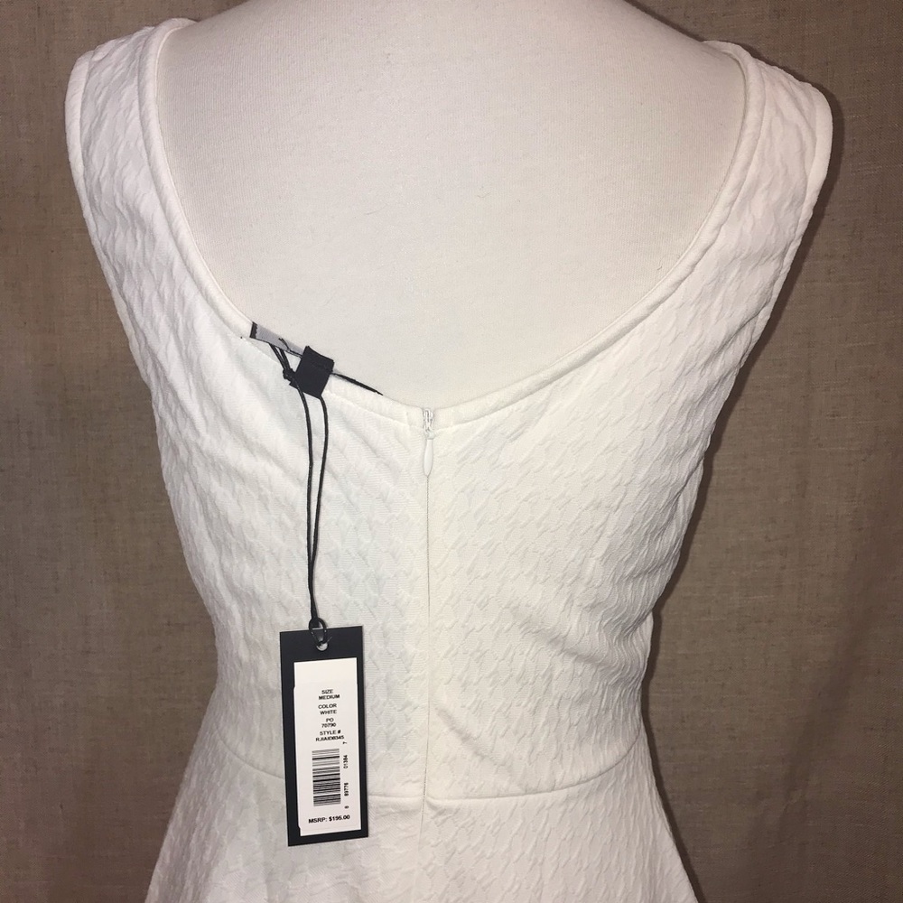 Romeo Juliet Couture Dress Medium White Sleeveless Cocktail Casual Wedding - Picture 7 of 12